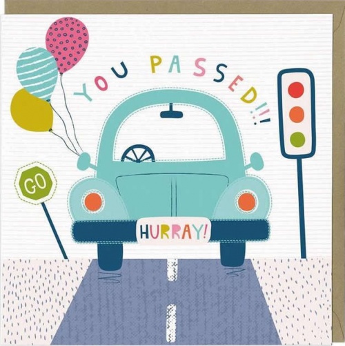 Passed Driving Test Greeting Card Greeting Card Buy Online